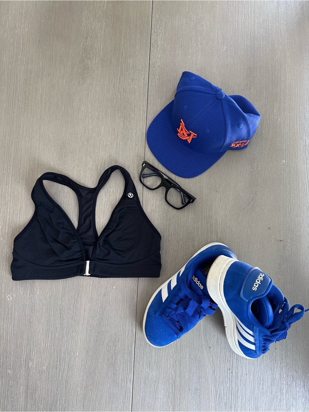 Vintage Lululemon Athletica Black Front-Clip Sports Bra
